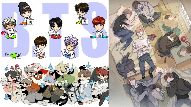  Tuyển tập ảnh chibi BTS chất lượng cao cho fan hâm mộ 