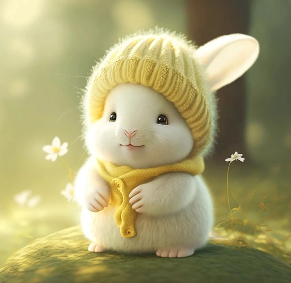 Bộ sưu tập ảnh chibi cute thỏ siêu yêu