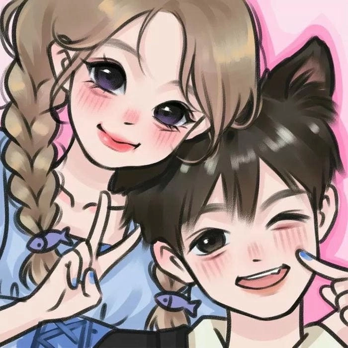 Tuyển chọn hình cặp đôi chibi cute