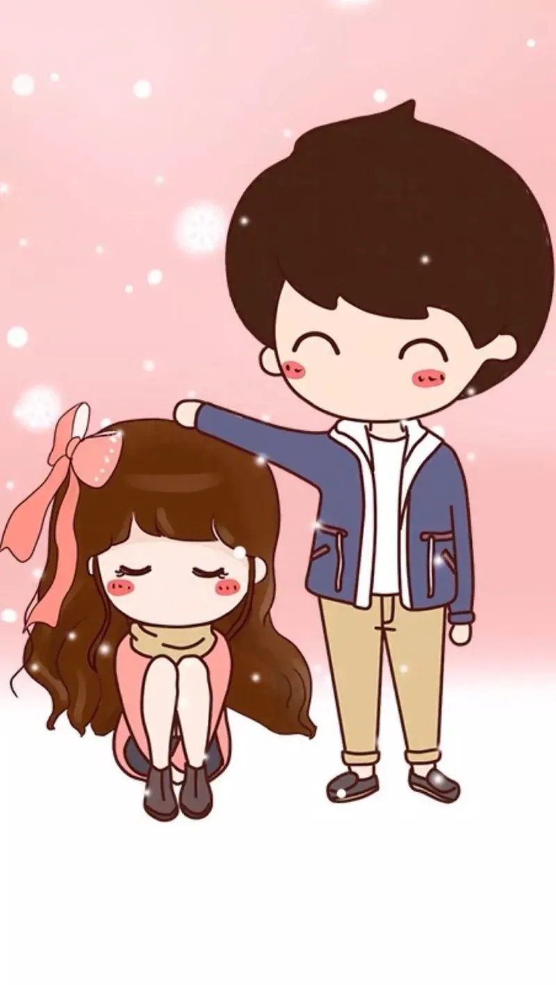 Lưu ngay bộ hình cặp chibi ấn tượng