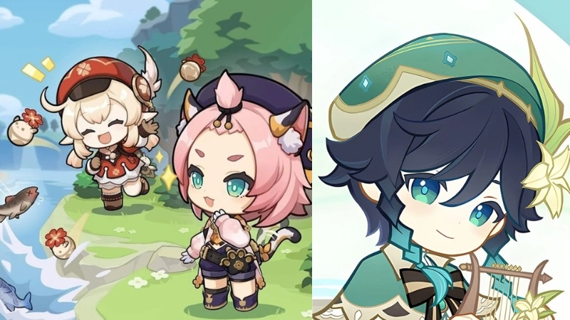  Bộ sưu tập ảnh chibi Genshin Impact đẹp mê ly cho fan 