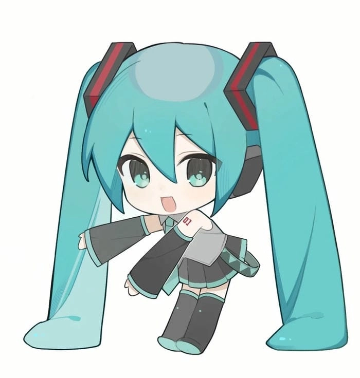 Ngắm nhìn hình vẽ chibi hatsune miku cute