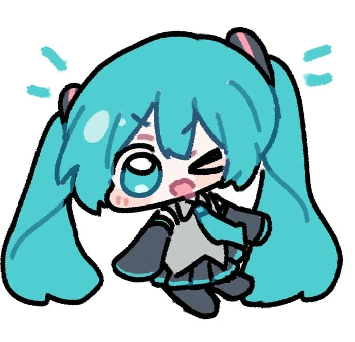 Ngắm nhìn chibi miku anime dễ thương