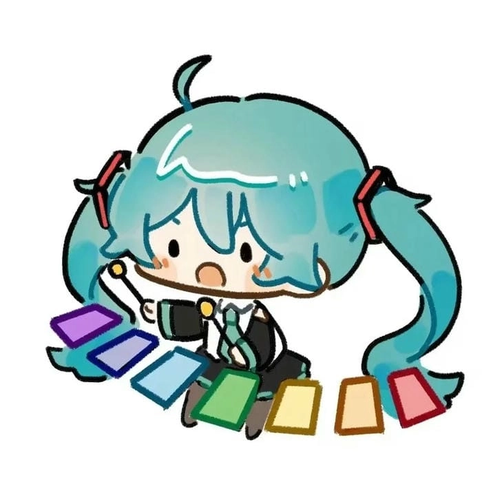 Ngắm nhìn miku chibi đáng yêu miễn phí