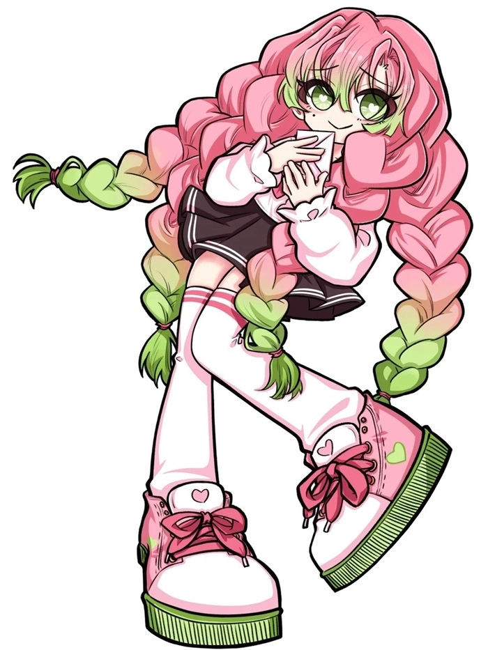 Học cách vẽ mitsuri chibi dễ vẽ nhanh gọn