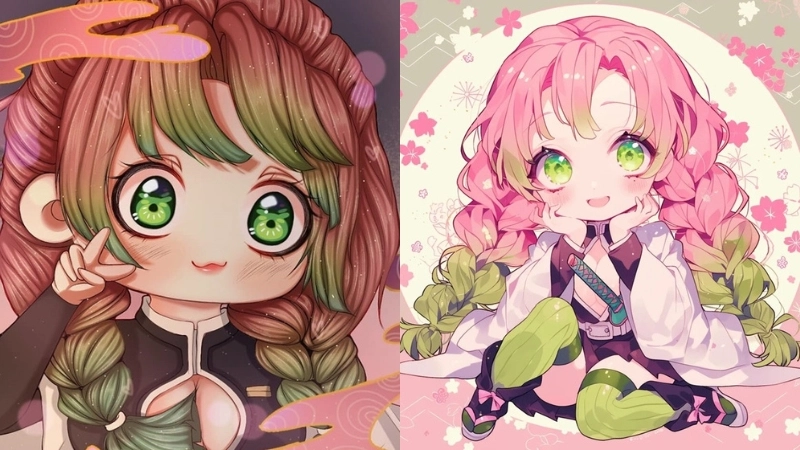  Tuyển chọn ảnh chibi mitsuri cực dễ thương cho fan 