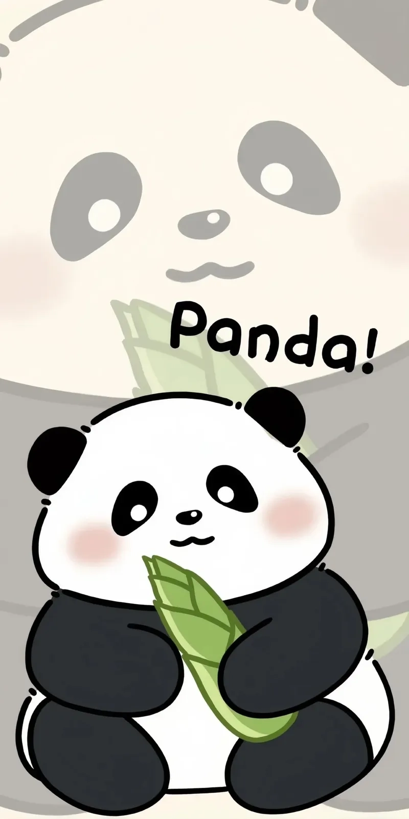 Cùng xem ảnh gấu trúc cute chibi dễ thương