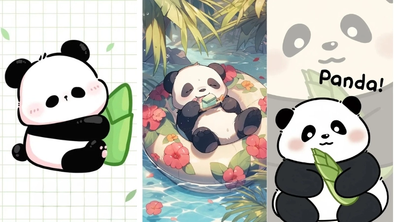  Tổng hợp ảnh chibi panda đẹp miễn phí chất lượng cao 