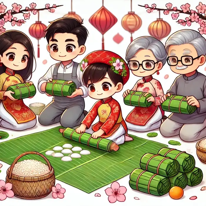 Cập nhật hình chibi tết cực xinh xắn