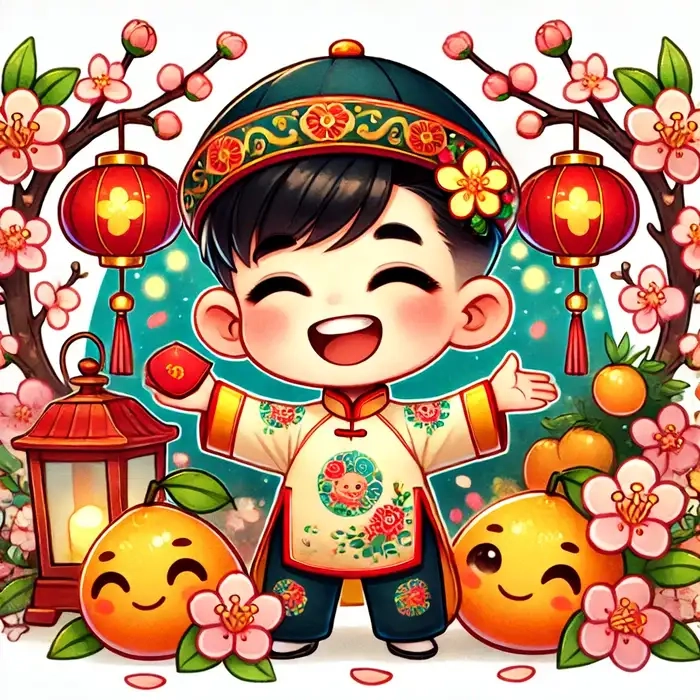 Tùy chỉnh chibi ảnh tết theo phong cách riêng