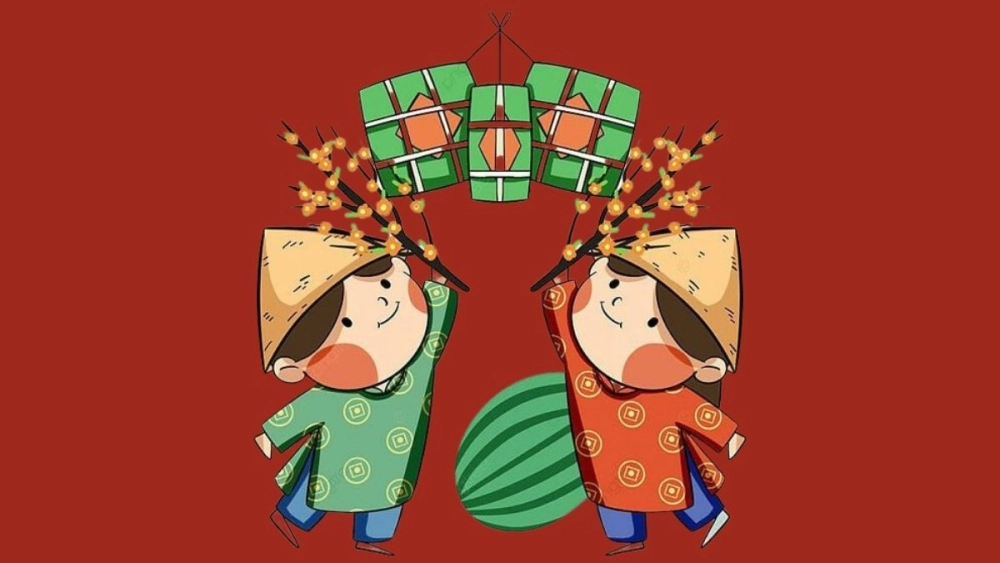 Tạo khoảnh khắc đáng yêu với tết chibi