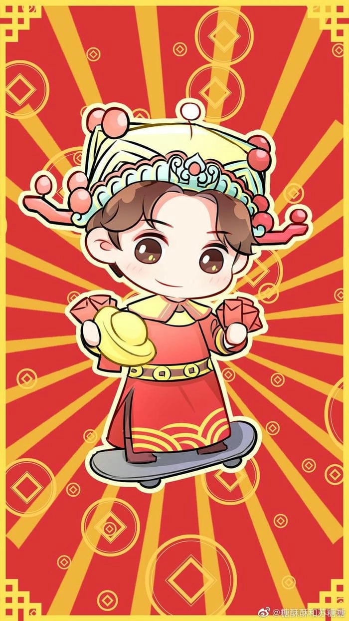 Tổng hợp ảnh chibi ngày tết siêu cute