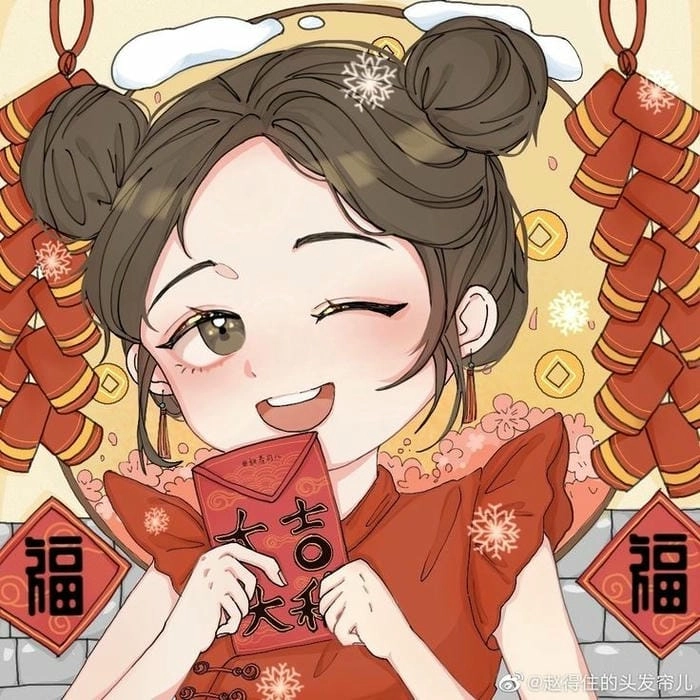 Xem ngay mẫu chibi cute tết dễ thương