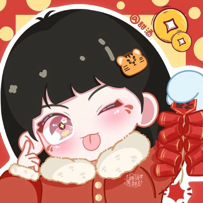 Gợi ý nhanh cách ghép hình chibi tết đẹp