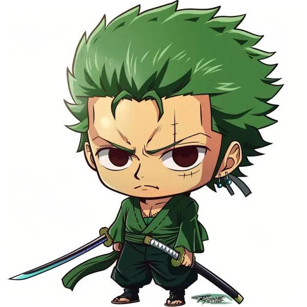 Bộ hình ảnh zoro chibi siêu độc đáo và sáng tạo