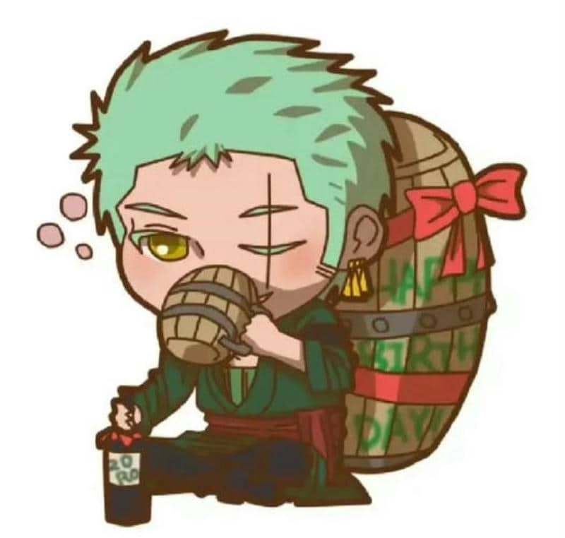 Ngắm nhìn hình ảnh roronoa zoro chibi đáng yêu