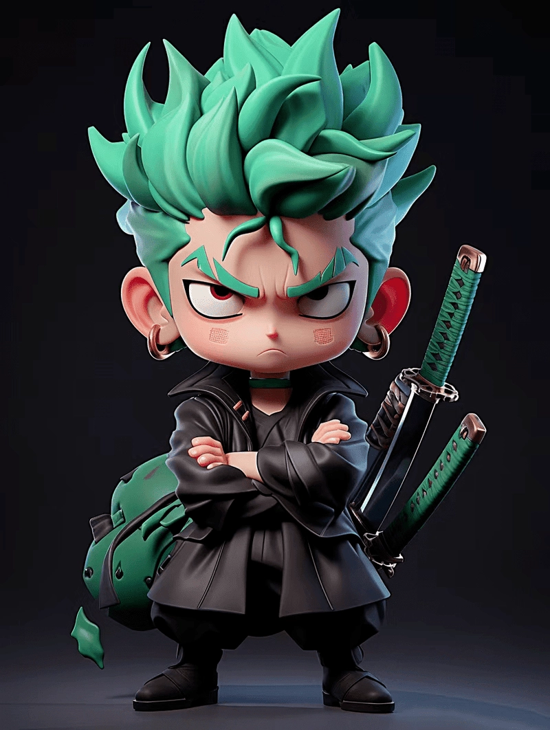 Top những ảnh zoro chibi dễ thương hút triệu like