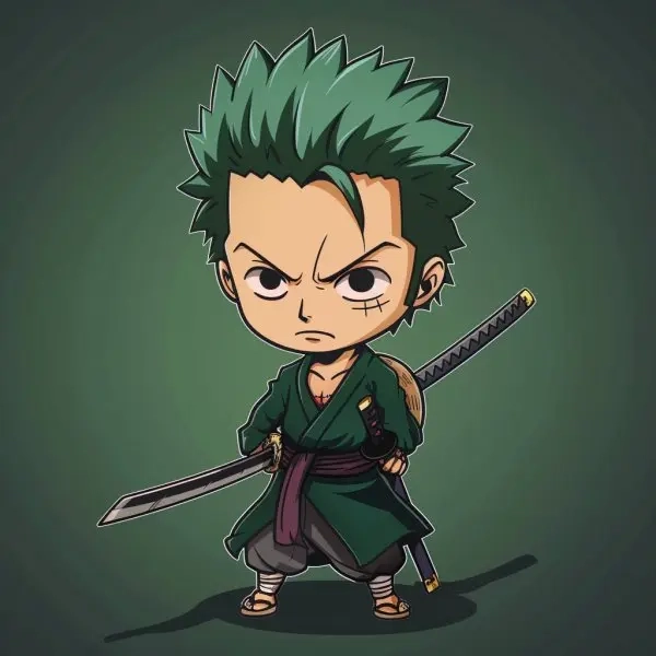 Tuyển chọn các mẫu chibi zoro cute đẹp miễn bàn