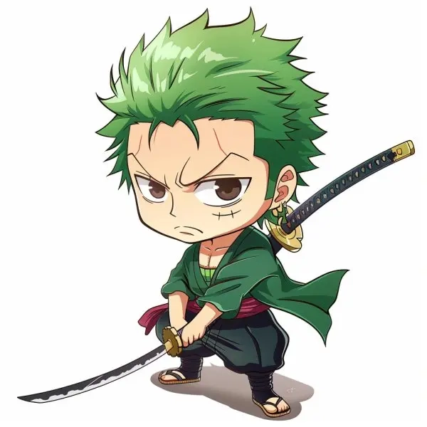 Tham khảo ngay mẫu zoro chibi drawing độc đáo