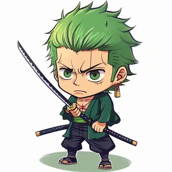 Chiêm ngưỡng loạt zoro chibi head cực đáng yêu