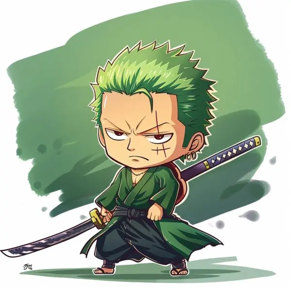 Thêm vào bộ sưu tập zoro chibi sticker cute lạc lối