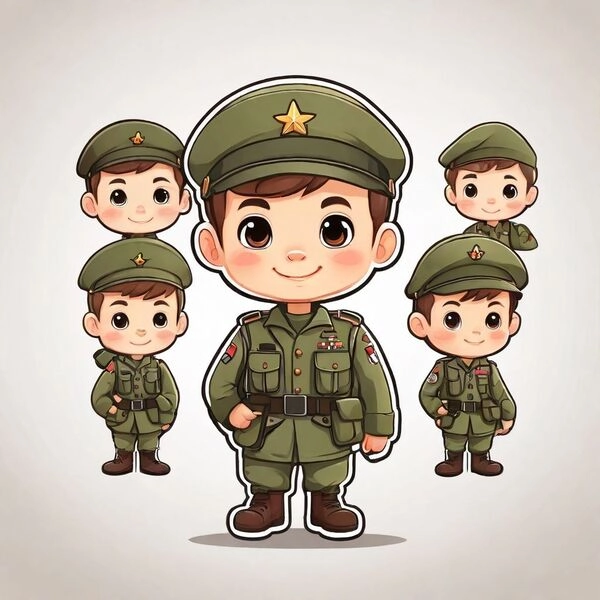 Vẽ nhanh một bộ đội chibi siêu dễ thương