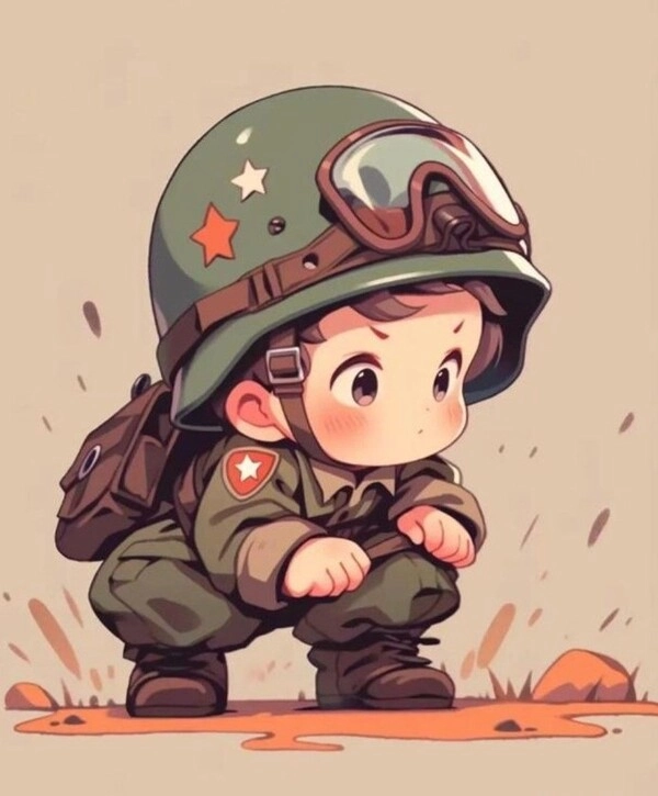 Câu chuyện cảm động về tình yêu bộ đội chibi
