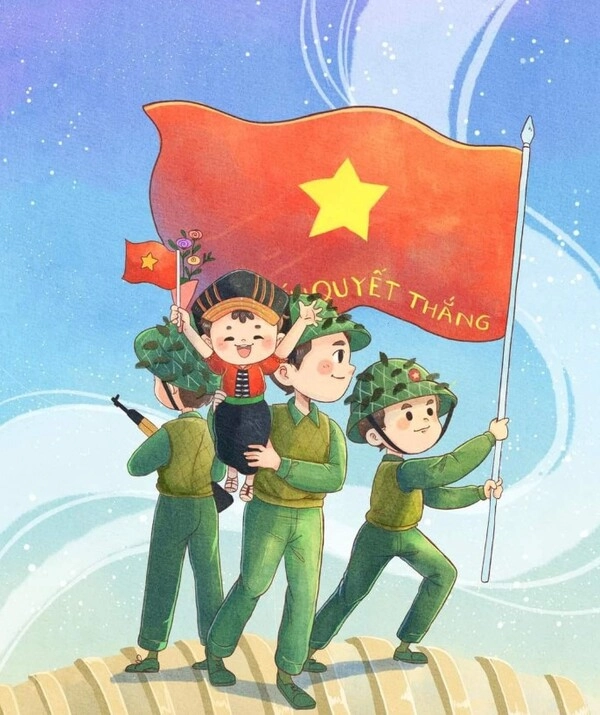 Hình ảnh đáng yêu của bộ đội hải quân chibi Việt Nam