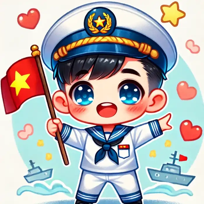 Tự tay vẽ chú bộ đội chibi theo phong cách riêng