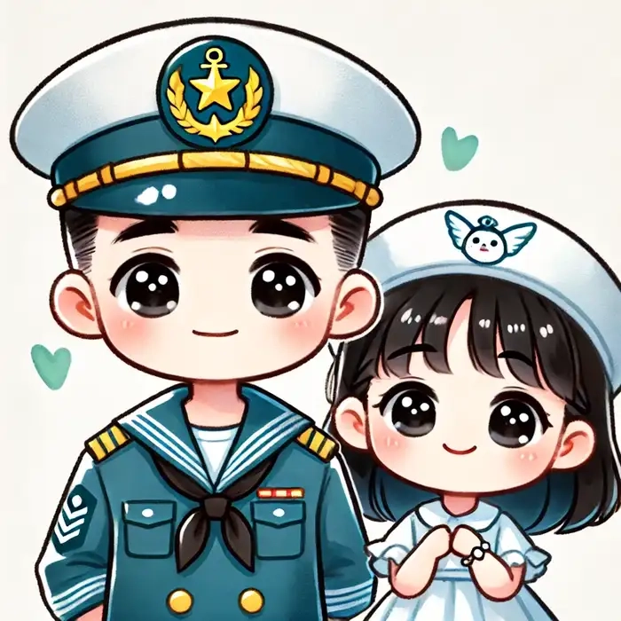 Tải về loạt ảnh bộ đội chibi cực chất
