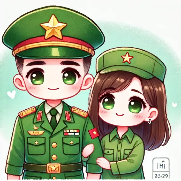 Tham khảo nhiều mẫu hình bộ đội chibi sáng tạo