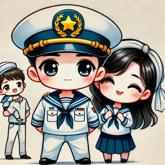 Loạt hình chibi bộ đội dễ thương cho mọi lứa tuổi