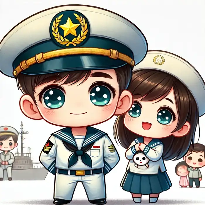 Loạt ảnh chibi bộ đội Việt Nam cực chất