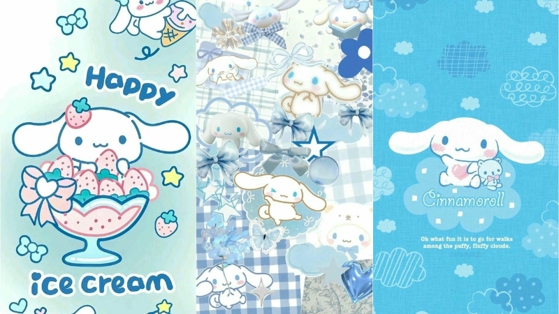  Ngắm nhìn ảnh cinnamoroll chibi cute khiến bạn mê mẩn 