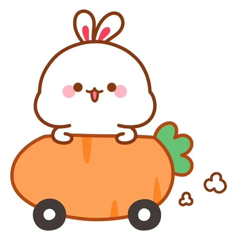 Tuyển tập hình con thỏ chibi cute dễ thương