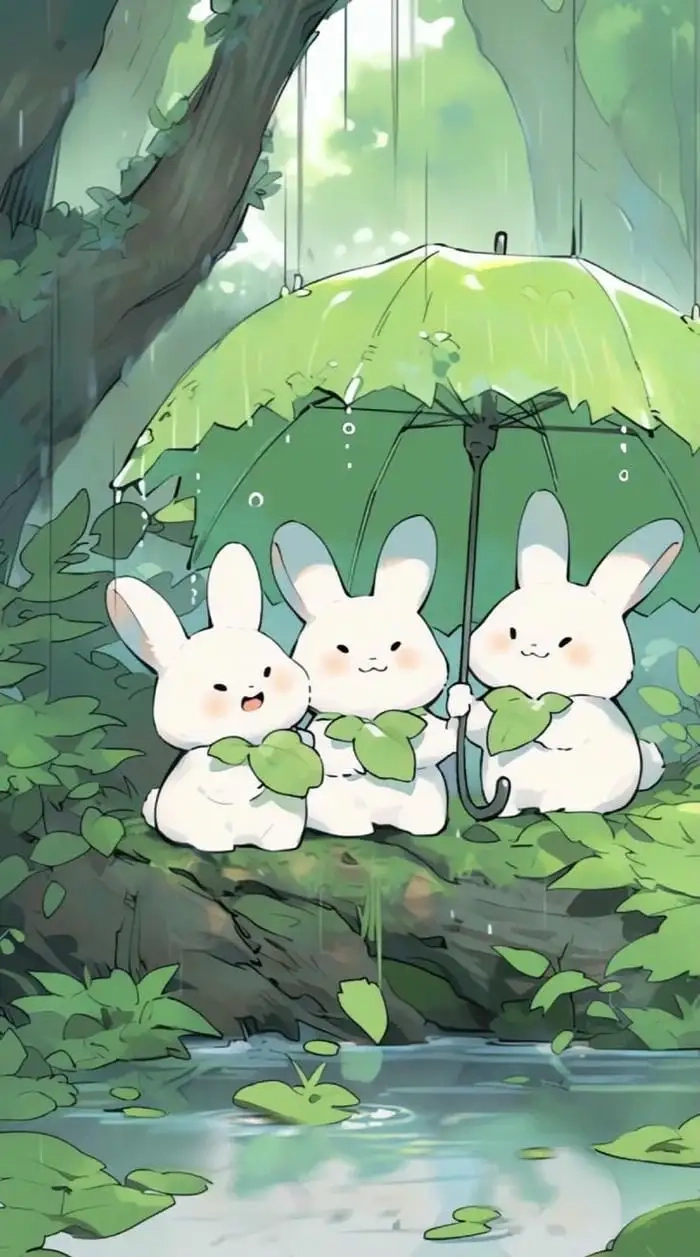 Tổng hợp hình thỏ cute chibi cực đáng yêu