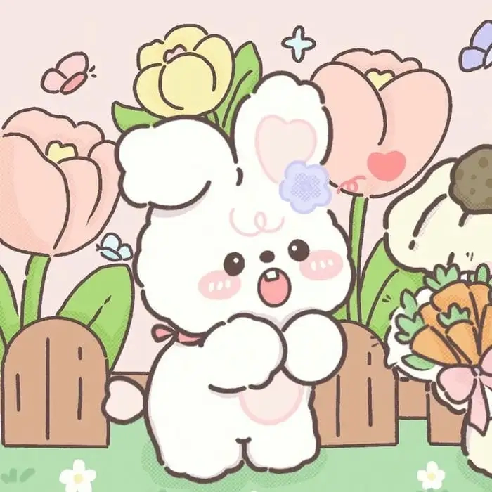 Tuyển chọn hình thỏ trắng cute hot trend