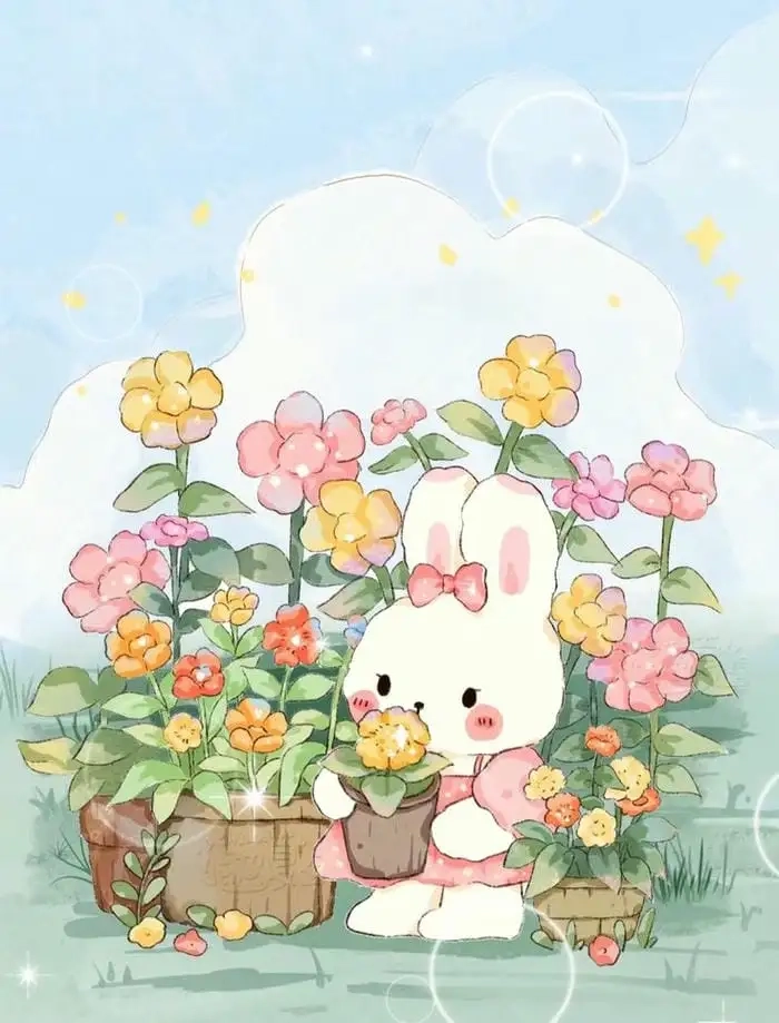 Tải trọn bộ thỏ cute hình chibi hot nhất