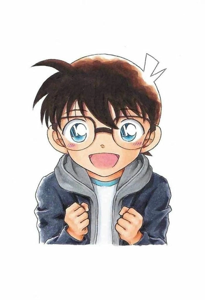 Tổng hợp hình vẽ conan chibi đẹp và sáng tạo