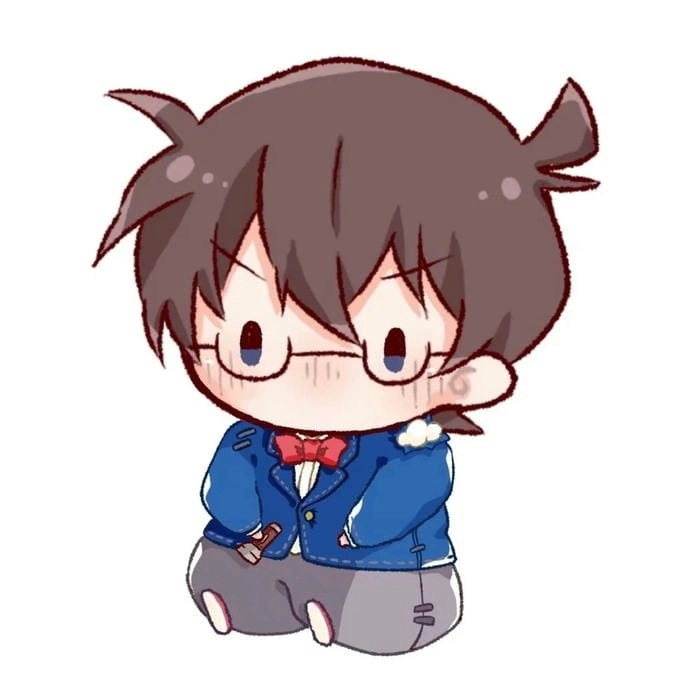 Tải ngay hình nền conan chibi cute cực đáng yêu