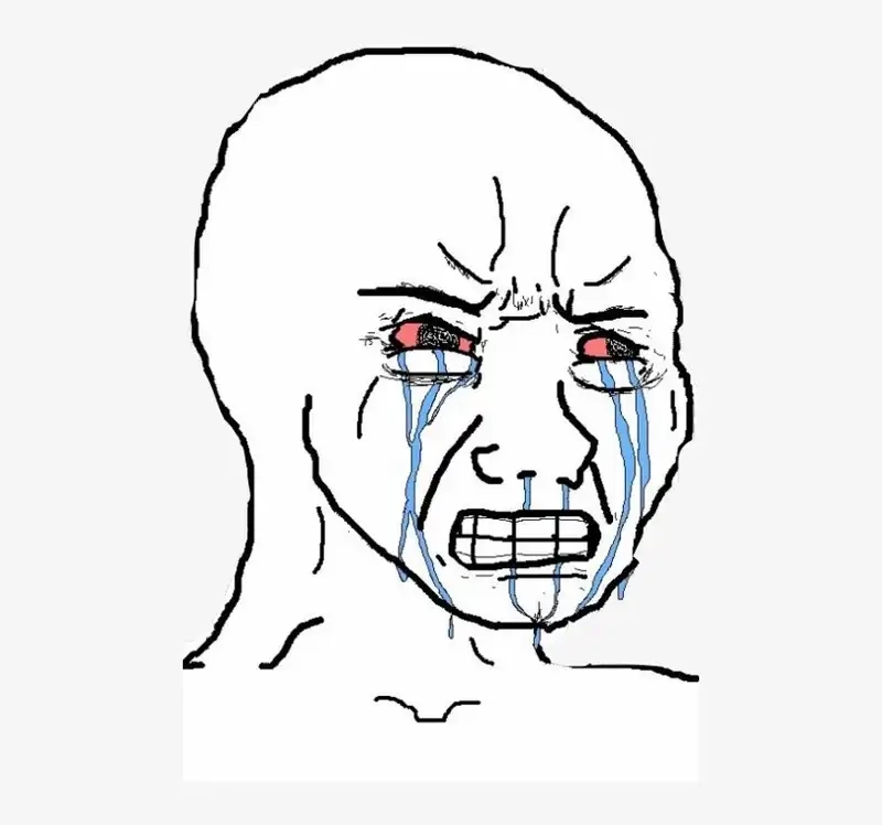 Không thể thiếu man crying meme trong bộ sưu tập của bạn