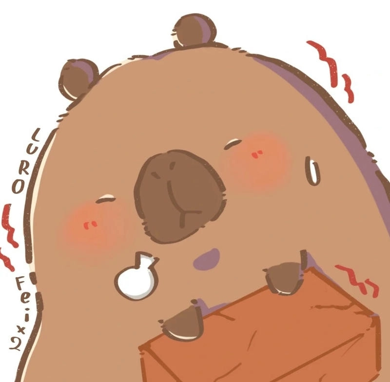 Đổi mới avatar hình ảnh capybara cute chibi mỗi ngày