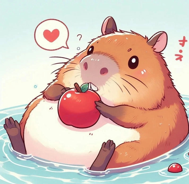 Khám phá hình nền hình nền capybara cute chibi siêu nét