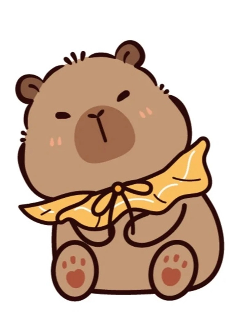 Chiêm ngưỡng capybara chibi hồng cực kỳ đáng yêu