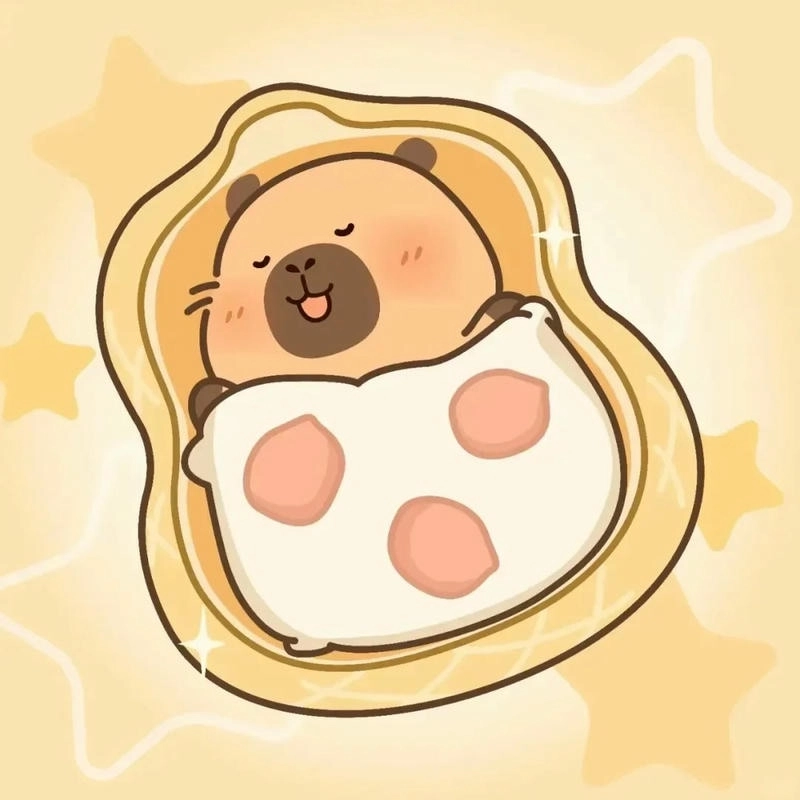 Xem ngay chibi ảnh capybara chibi dễ thương lạ