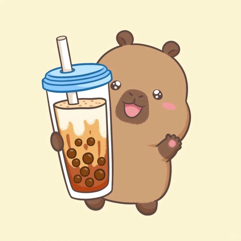 Tổng hợp hình ảnh nền capybara chibi đẹp mắt