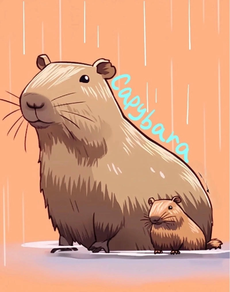 Cập nhật chibi cute hình vẽ capybara chibi cute dễ thương