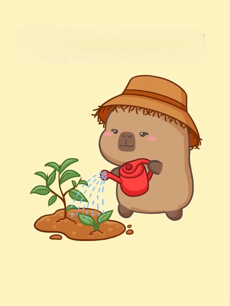 Chiêm ngưỡng hình nền chibi cute hình nền capybara cute chibi độc lạ