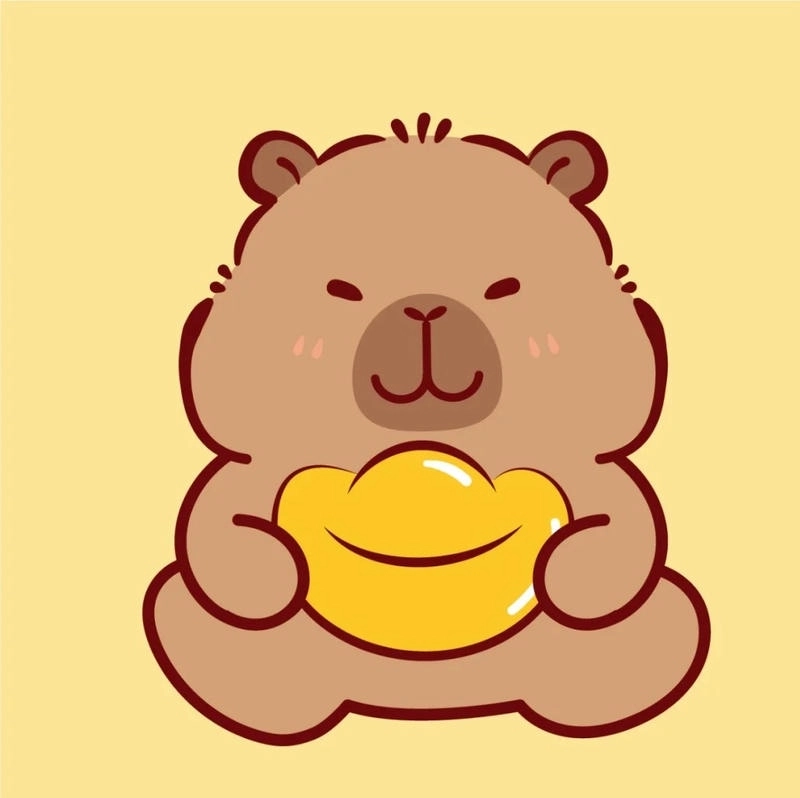 Sử dụng avatar avatar hình capybara chibi mới lạ