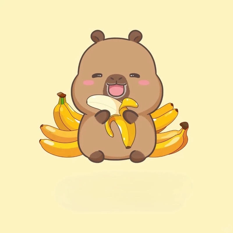 Cập nhật hình con capybara chibi đáng yêu